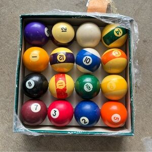 Aramith Billiard Pool Balls 2 1/4" Vintage